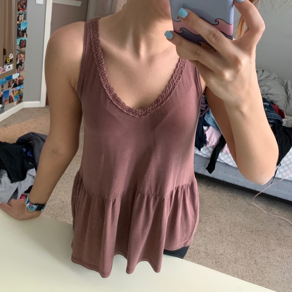 Suede American Eagle Tank